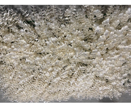 X12 Jardín Vertical Pasto Cerco Artificial Blanco 40x60 0
