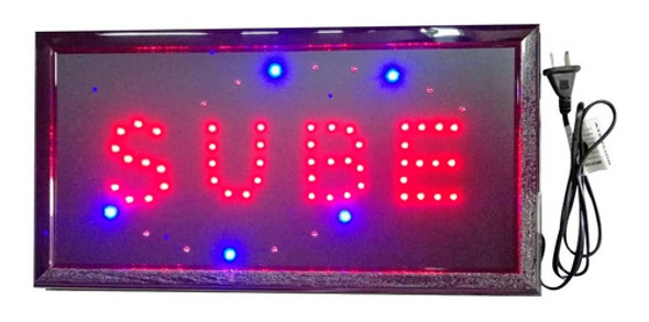 Cartel Luminoso Led Sube 48 X 25 Oferta Especial 0