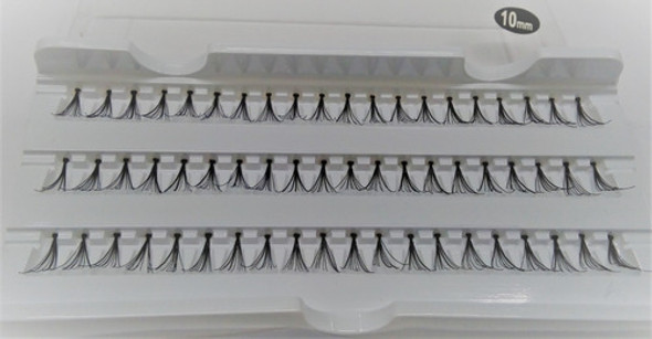 Pestañas Eyelash Postizas Individuales Black X12 Unidades 1