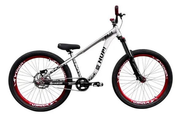 HUPI Naja 2025 Bike Silver/Red 26" | Wheeling/Grau | Shimano Brake | 15" Frame HUPI Naja 2025 Bike Silver/Red 26" | Wheeling/Grau | Shimano Brake | 15" Frame