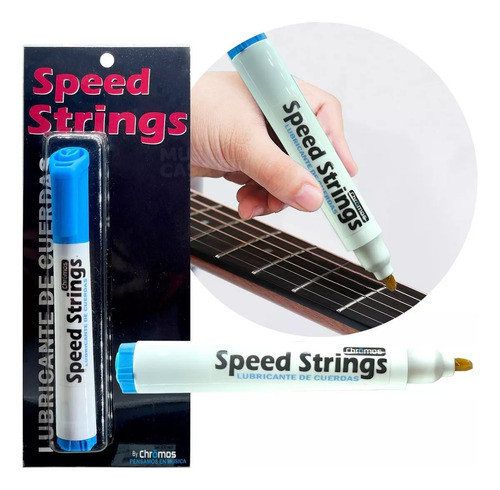 Marcador Lubricante Para Cuerdas De Guitarra O Bajo 0