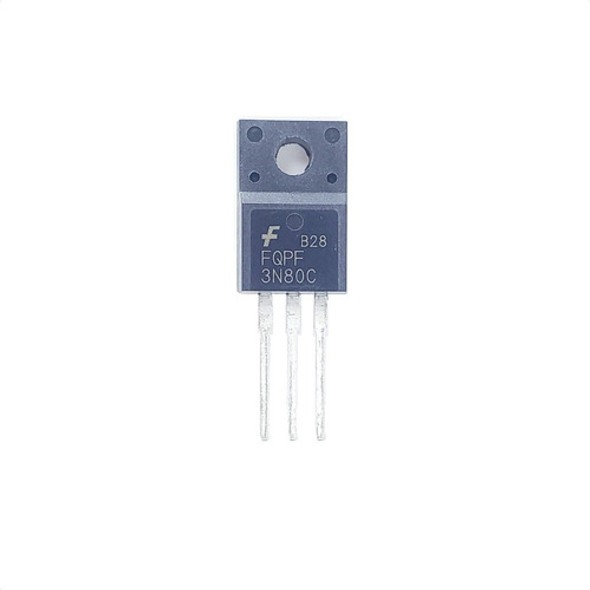 Mosfet N Fqpf Fqpf3n80c 3n80c 3n80 800v 39w 15ns 0