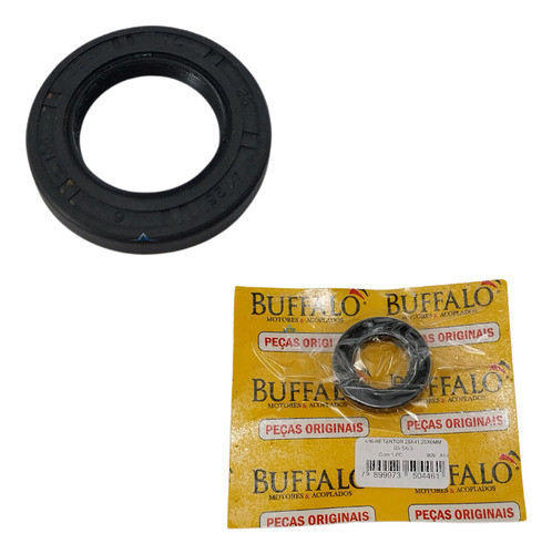 Retentor Do Bloco Do Cilindro Motor 6.5cv Buffalo Branco 2un 1