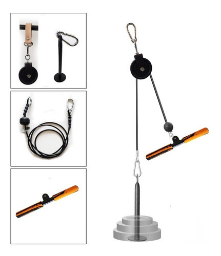 Soporte Polea Alta Multigimasio Cable Barra Pared Servicegym 1