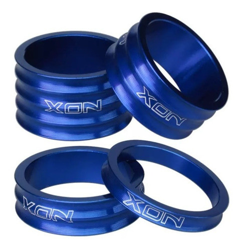 Suplementos Espaciadores Horquilla Bicicleta Xon Alum. Azul 0