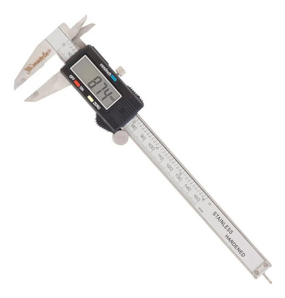 Paquimetro Digital 150mm Inox Profissional C/ Estojo Mtx 0