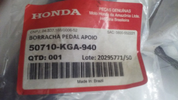 Goma Apoya Pie Honda Cg 125 2000 A 2002 Original Genamax 1