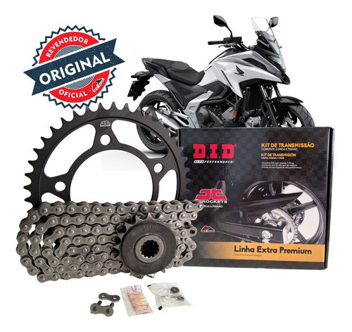 Kit Transmissão Premium Did Honda Nc 750x 43/17 520vo-114 0