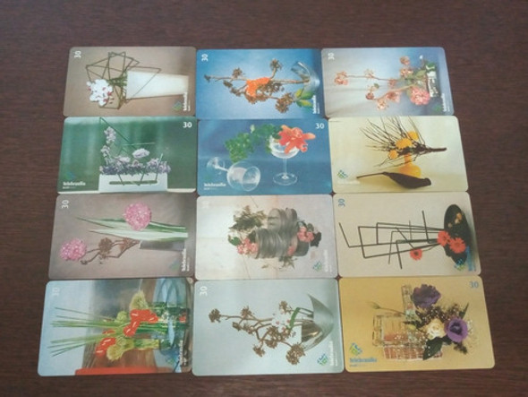 Cartões Telefonicos Série Ikebana Telebrasilia 0