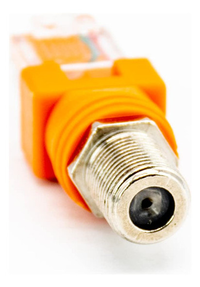 Keisnoaja 2 Adaptadores Coaxiales Rj45 A F, Conector Rf Hemb 1