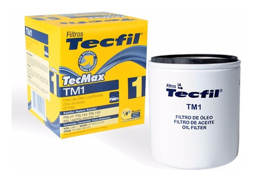 Filtro Tecfil Tm1 Óleo Motor Uno Tempra Focus Ka Gol 0