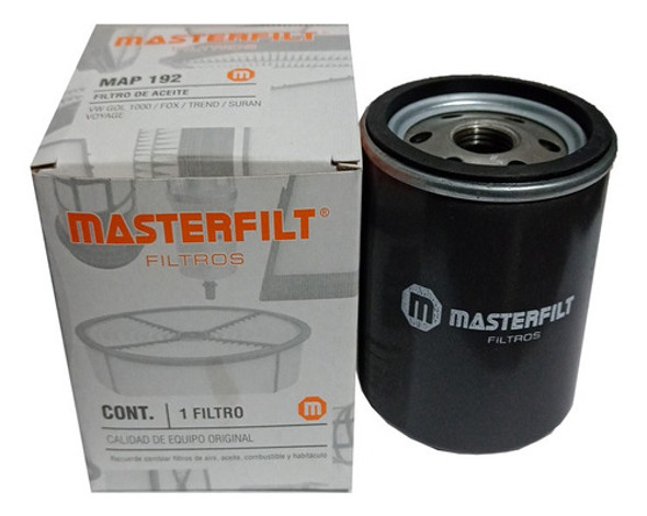 Filtro De Aceite Vw Gol Trend/suran/voyage 1.6 8v Masterfilt 0