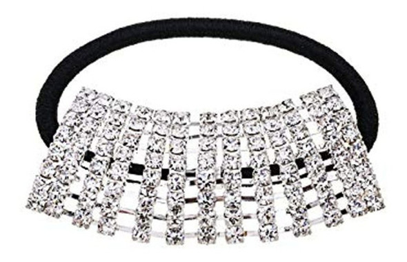 Xiwstar 2 Uds Bandas Elasticas Para El Cabello Plata / Oro 1