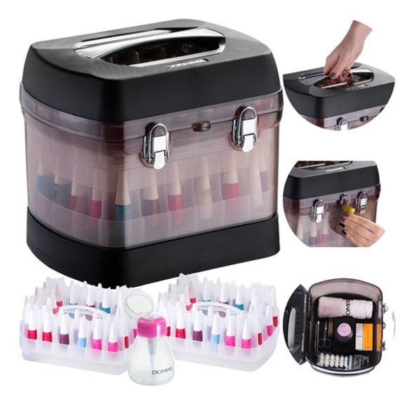 Maleta Manicure Dompel Organizadora P/ 68 Esmaltes Smaltbag 0