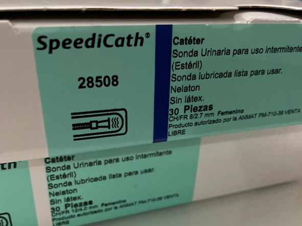 Sonda Coloplast Speedicath 28508 Femenino X 30 U 1 Sonda Coloplast Speedicath 28508 Femenino X 30 U 1