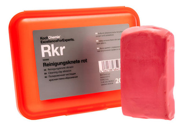 Koch Chemie Clay Bar Descontaminante Grado Medio Roja 200grs 0