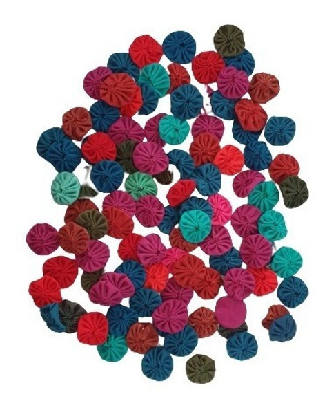 Fuxicos Prontos Cores Variadas 3,0cm - 100un- Ref 15 0 Fuxicos Prontos Cores Variadas 3,0cm - 100un- Ref 15 0