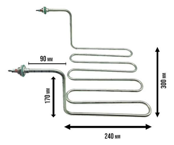 Resistencia Cadeirinha Fritadeira Eletrica 5kw 220v 1