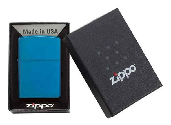 Zippo Sapphire Azul Vintage Universo Binario 0