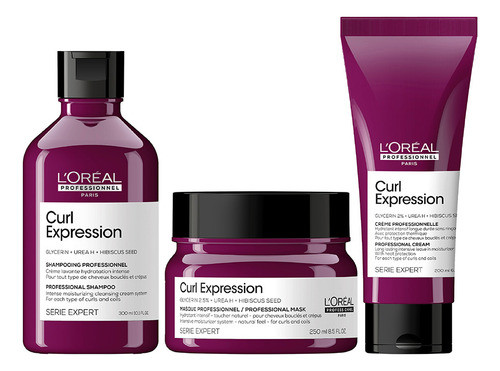 Shampoo + Mascara + Crema Curl Expression Serie Expert 0