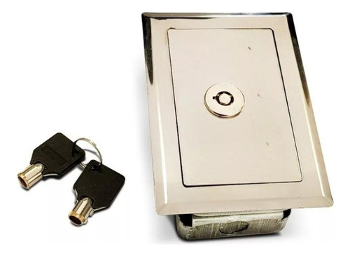 Botonera De Cortina Metalica Con Caja De Seguridad Acero 0