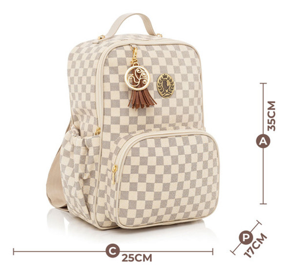 Mochila Lqq Escocesa - Xadrez Cru 1