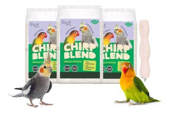 Mezcla Especial Cocotillas Agapornis Aves Union Pet 2 Kg 0