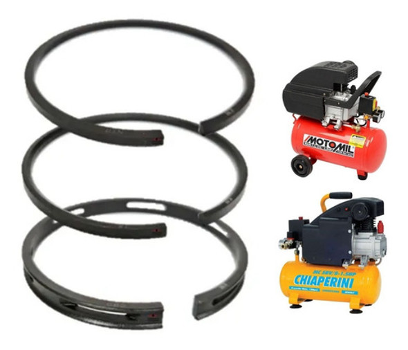 Kit De Anel 42mm Do Pistão Compressor Chiaperini Mc5 - 8 Lts 0