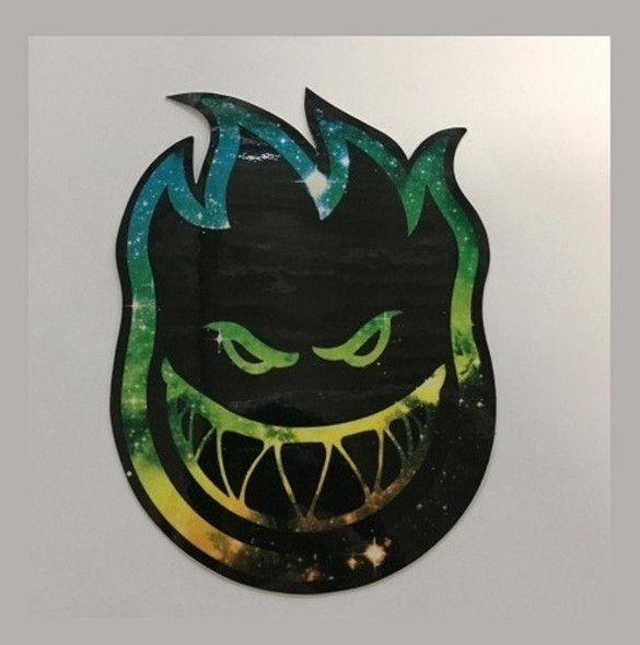 Adesivo Spitfire Big Head Space Grande - Marca Skate Sticker 1