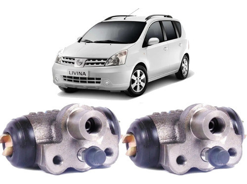Par Cilindro Roda Traseria Grand Livina 1.8 16v 2013 A 2014 0