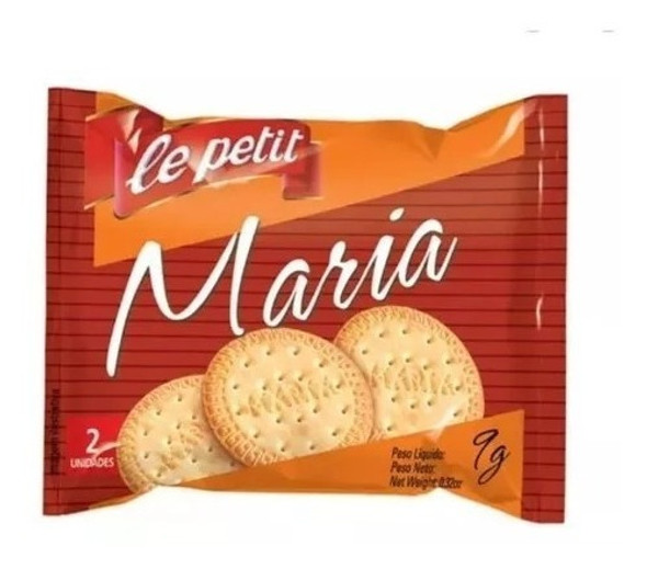 Sachê C/2un Bolacha/biscoito Tipo Maria Cx 180un Tipo Lanche 0
