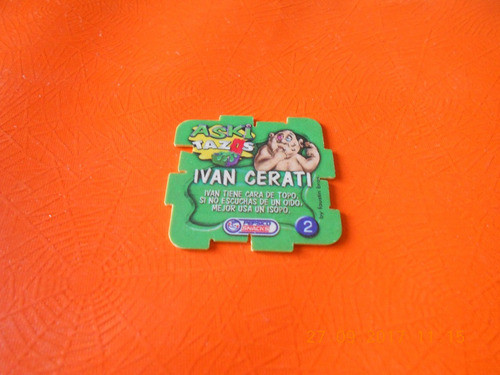 Aski Tazos   N° 2 - Pepsico - De Coleccion 1