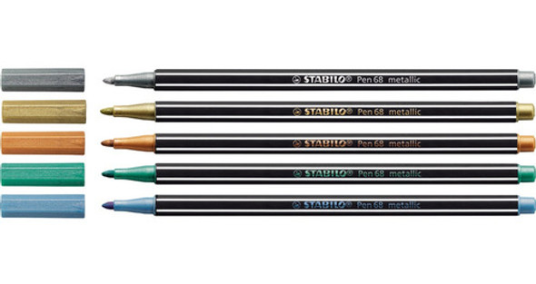 Stabilo 26826 Marcadores Fibra Pen 68 Metallic Lata X6 1 Stabilo 26826 Marcadores Fibra Pen 68 Metallic Lata X6 1