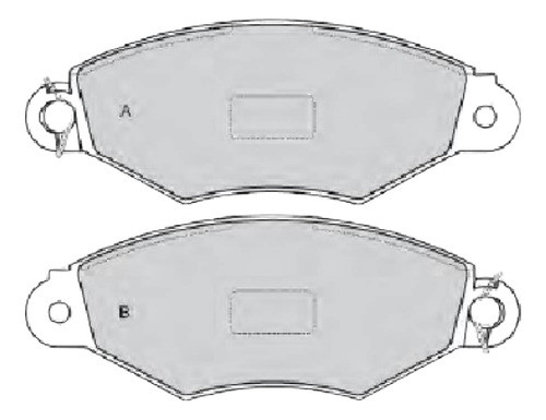 Pastillas Freno Del (1r) C/sensor Bremsi Peugeot 306 99-01 0