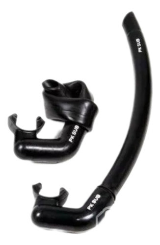 Respirador Snorkel Flexível Apnéia Pk Sub Pesca Submarina 0