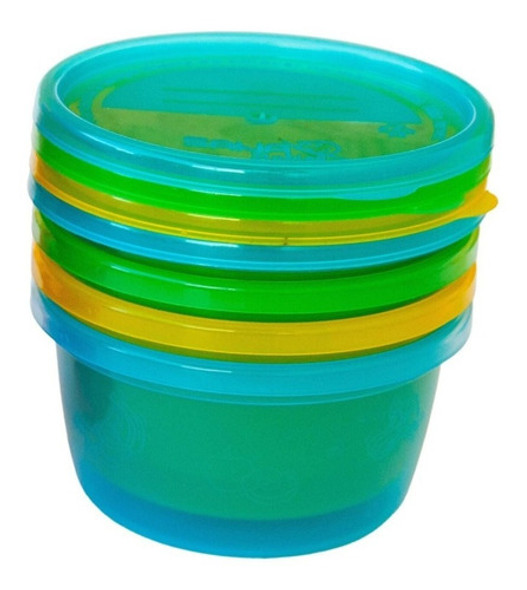 Potes Multiuso Papinha Alimentos 4 Unid Sana Babies ® Menino 0