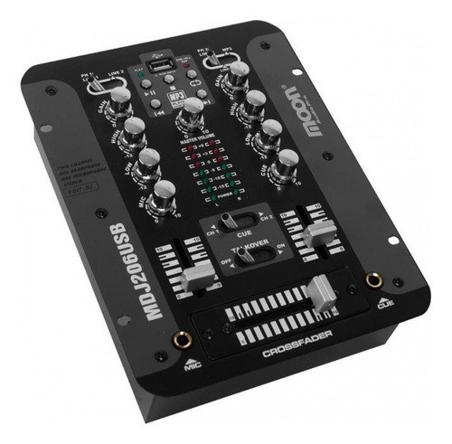 Consola Mixer Moon Mdj206usb 2 Can Reproductor Usb Bluetooth 1