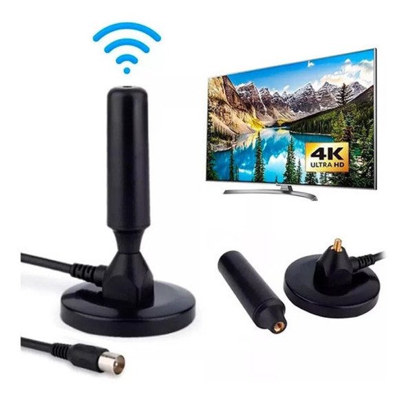 Antena Tda 4k 5.0 Dbi Con Cable De 5 Mts Interior Y Exterior 0