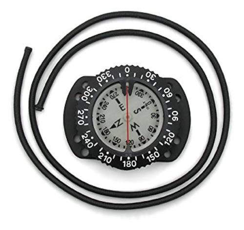 Dgx Tech Scuba Dive Bungee Mount Wrist Compass - Bisel De Tr 1