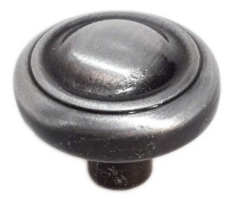 Tirador Boton Ron Plata 25mm Vintage Mueble Cocina Deco 1
