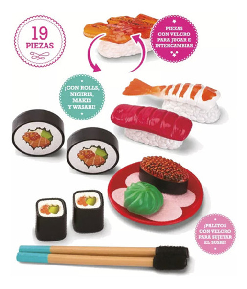 Juliana Set De Sushi Sweet Home Sisjul065 Mundotoys 1