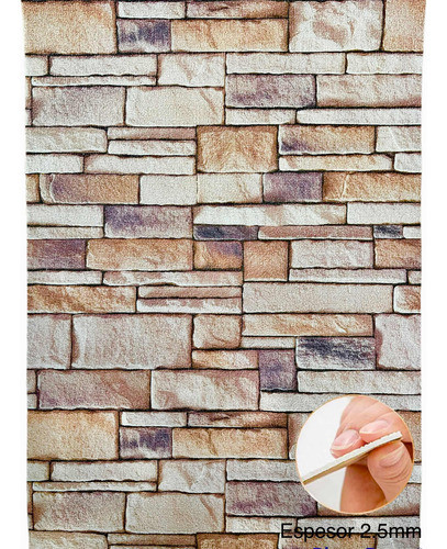 Rollo Revestimiento 3d Autoadhesivo Aislante Pack X5 #1 1