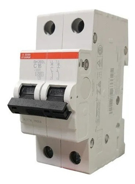 Lu-ces Llave Térmica Abb Termomagnética Bipolar2 X 10 A 4500 0