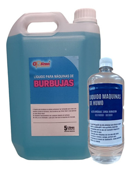 Líquido De Burbujas Optimo 5 L + Regalo 1l Liquido Maq Humo 0