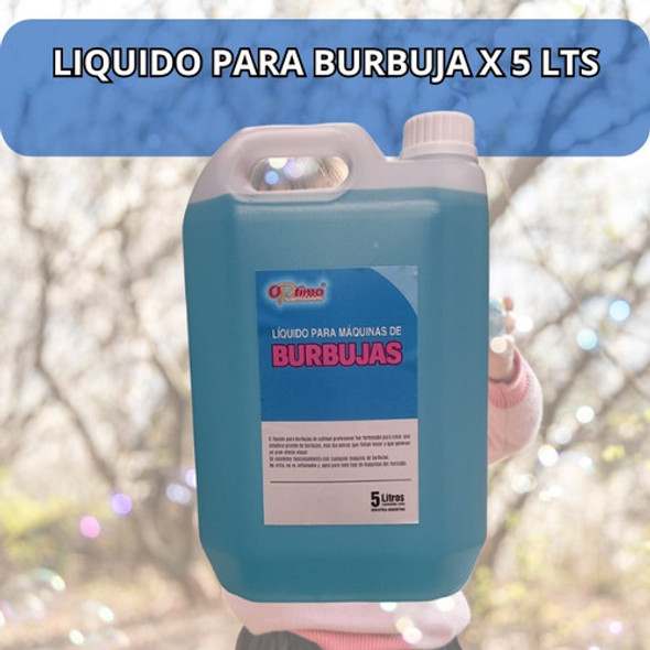 Líquido De Burbujas Optimo 5 L + Regalo 1l Liquido Maq Humo 1