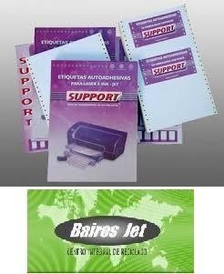 Etiquetas Autoadhesivas Support Idem Avery 5160 6,67x2.54 Cm 0