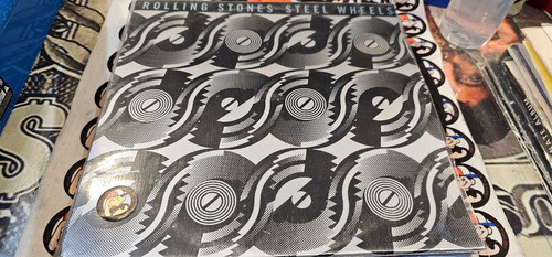 Rolling Stones Steel Wheels Lp Vinilo Insert Spain 1989 0