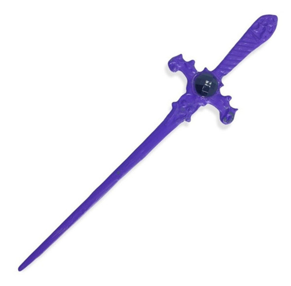 Athame Em Metal Roxo Com Pedra Preta 15 Cm 0