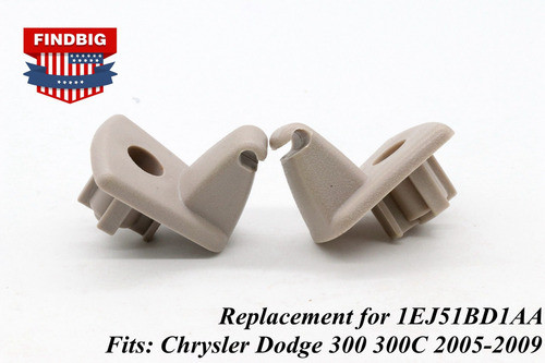 2 Piezas Visera Gancho Clip 1ej51bd1aa Para Chrysler Dodge 3 0