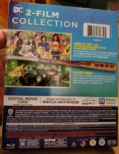 Blu-ray Birds Of Prey / Aves De Presa + Suicide Squad 1